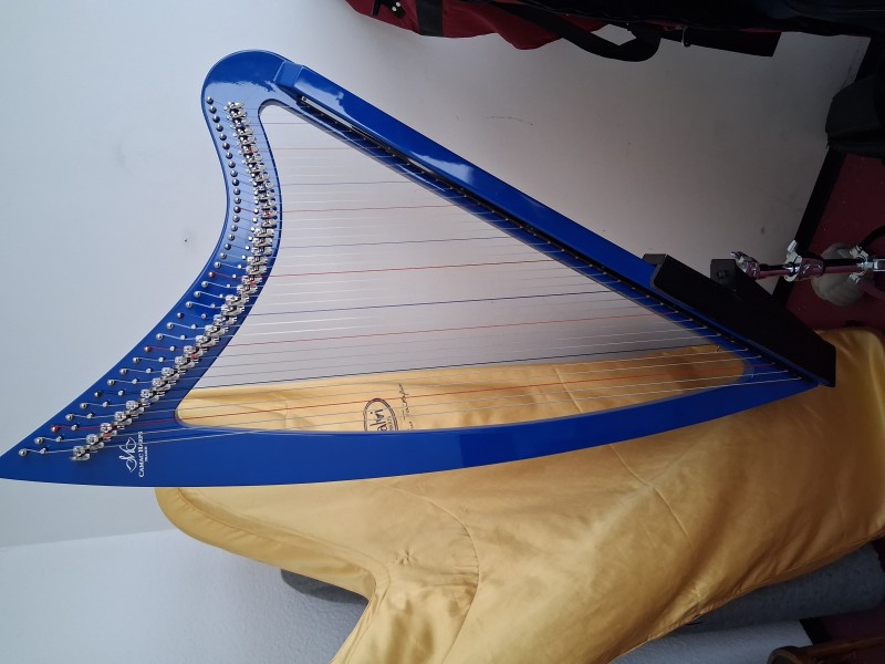 harpe électrique DHC 36 Blue Light