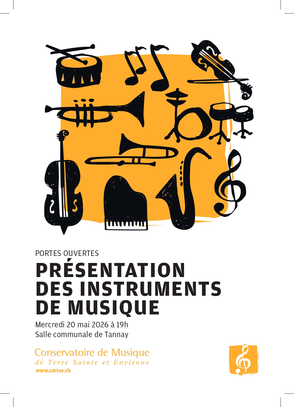 Présentation des instruments à Tannay