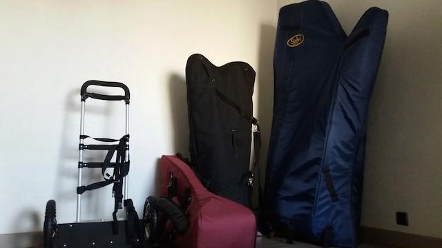 housses et chariot de harpes